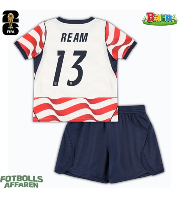 Förenta stater Tim Ream #13 Hemmaställ Barn VM 2026 Kortärmad (+ Korta byxor)